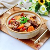 榛蘑胡萝卜鸡汤