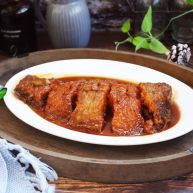红烧鲽鱼段