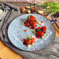 解腻鲜果红烧肉