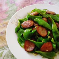 青椒炒香肠