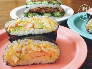 21、5分钟口袋饭团,完成品