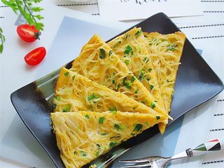 14、面条鸡蛋饼,成品欣赏