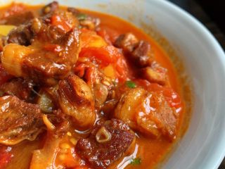 12、番茄炖牛腩,我喜欢吃土豆