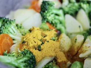 13、咖喱蔬菜,再加咖喱粉