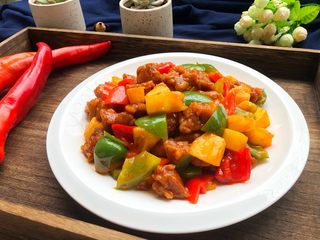 20、菠萝咕噜肉,美味极了