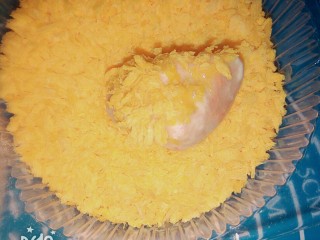 8、鸡米花,面包糠