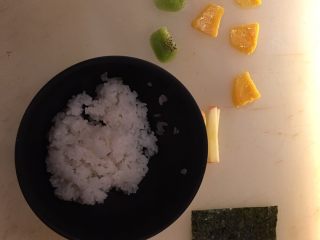 1、迷你水果寿司????,配料