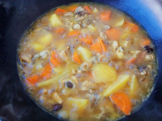 14、咖喱鸡肉土豆,小火炖25分钟即可