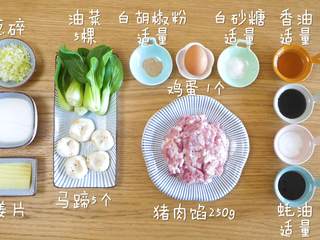 1、四喜丸子12m+宝宝辅食,食材准备~