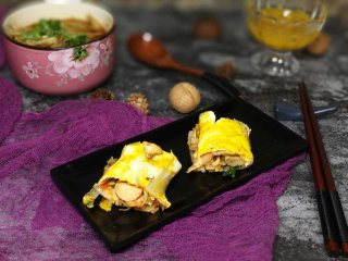 14、东北烤冷面,装盘 摆拍 成品图