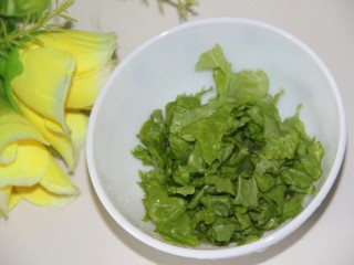 9、土豆泥拌饭,切点生菜