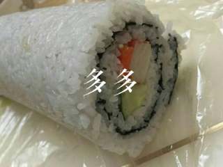 7、自制寿司,白米饭在外，双层寿司✌这是有绝窍的????下次再上方法????留点玄虚????????