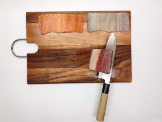 3、鲜鱼，牛油果柠檬奶酪卷佐香菜芥末酱,&nbsp;&nbsp; &nbsp; &nbsp; &nbsp; &nbsp; 原谅我，又是片到一半才想起来要把过程拍下来……