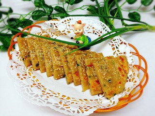 23、早餐+烫面葱油饼,成品图