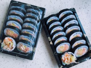 19、紫菜包饭,送给朋友吃的效果