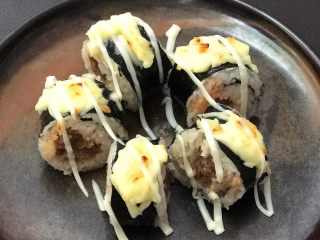 11、家常寿司卷,芝士融化即可