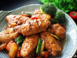 12、三汁焖鸡翅,成品