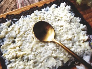 11、最好吃的 紫菜包饭 附小秘诀,抹一层沙拉酱