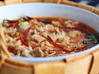 13、水煮肉片,成品。