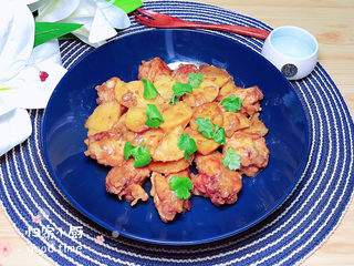 17、红烧土豆鸡块,配上一碗米饭，味道赞爆了！