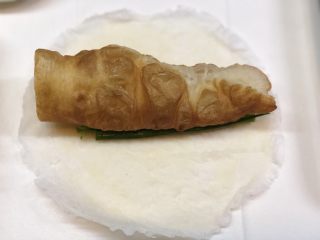 8、葱包烩儿,再放上油条