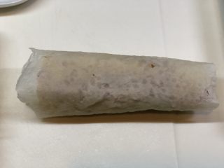 10、葱包烩儿,收口向下摆放