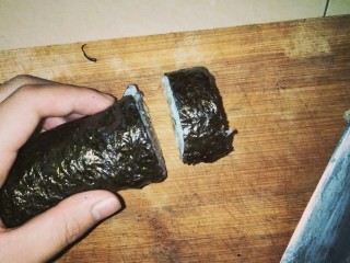 12、家常寿司,切块~