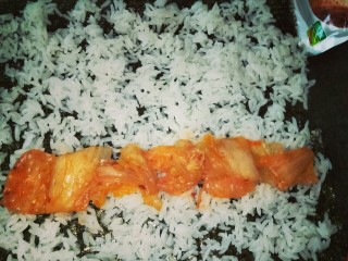 14、家常寿司,泡菜也重复上面的步骤~