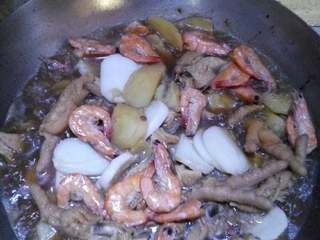 5、虾(蟹)肉煲,好大锅啊