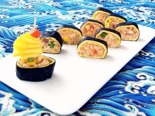 12、紫菜蛋包饭,可以吃啦