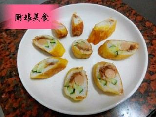 12、豆皮米卷,厨娘教大家这一款创意美食又可以让大家在亲戚朋友面前显身手了吧！