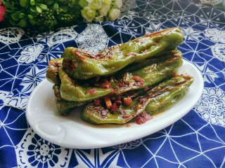 17、虎皮青椒,又香又辣的虎皮青椒做好了，可以吃两碗米饭呀！