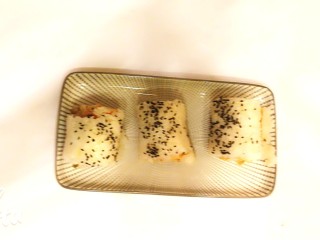 9、饭团,切断装盘