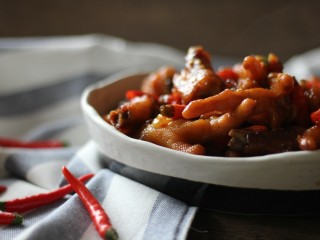 24、香辣卤鸡爪,我一个人可以全部干掉～