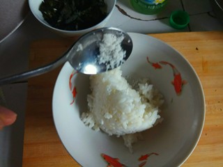 3、简便饭团,加糖