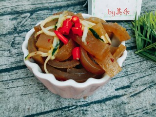 17、凉拌猪皮,成品