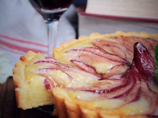 21、Fluff法式红酒啤梨塔,成品