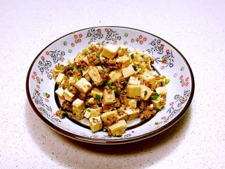16、肉末豆腐,肉末豆腐出锅了
