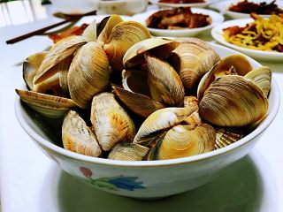 5、清煮文蛤,成品。