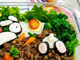 17、小兔子拔萝卜—儿童营养便当,细节图