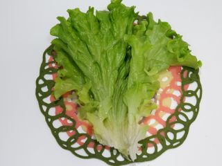 34、彩虹蕾丝蛋饼,示范一下，生菜一片