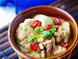 14、川菜芋儿鸡,很开胃的菜哦！