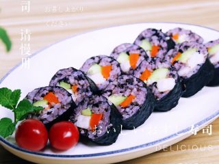 12、桃红大虾寿司卷,出游别忘了带上我哦！我将会是你们出行的好伙伴~