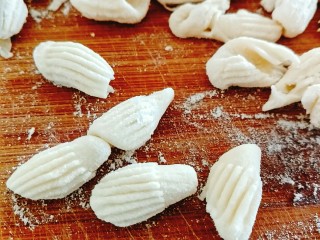 7、烩麻食,搓好的麻食！