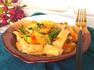 23、自制空心面（饺子皮版）,尝尝味道，好香