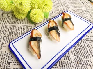 10、手作鳗鱼寿司,完成