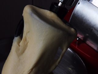 10、原味牛角面包,面团已经出膜。