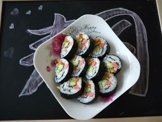 15、紫菜包饭,早餐吃也是不错哦。