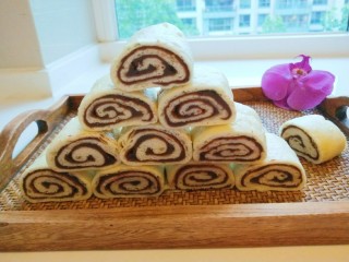 14、豆沙卷,成品图