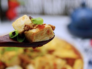 15、超级诱人无敌下饭的麻辣豆腐,诱惑到你没有、我又吃撑了